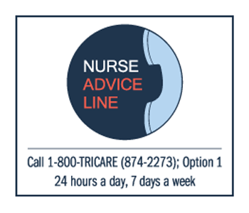 Nurse advice line graphic.